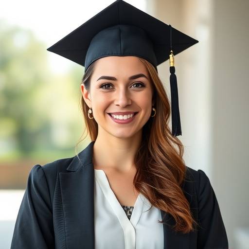Happy graduate, Grace Hughes, Interview Ace