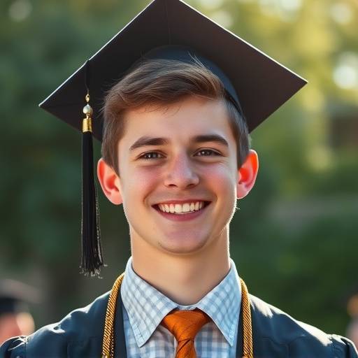 Snapshot of Finnigan Graham, beaming Interview Ace graduate